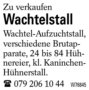 Wachtelstall