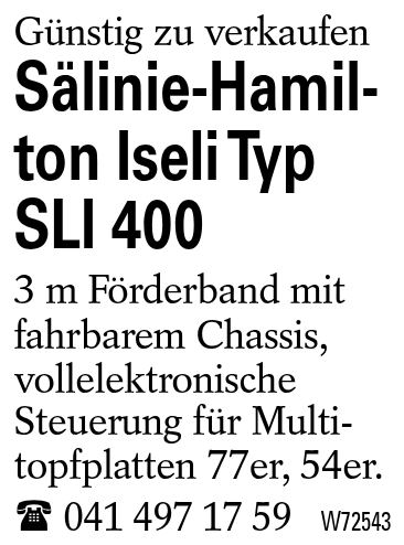Sälinie-Hamilton Iseli Typ SLI 400