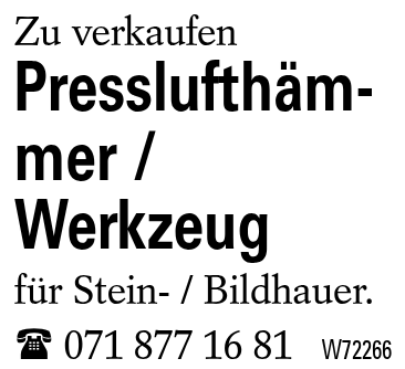 Presslufthämmer / Werkzeug