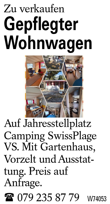 Gepflegter Wohnwagen