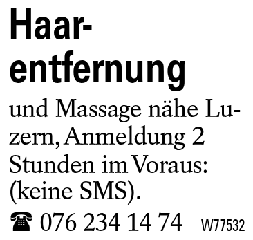 Haar-entfernung