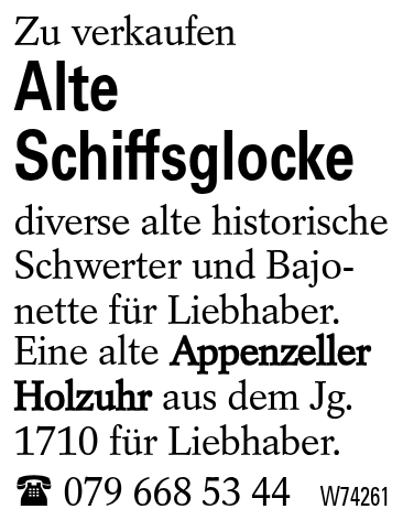 Alte Schiffsglocke