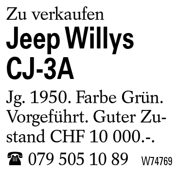 Jeep Willys CJ-3A