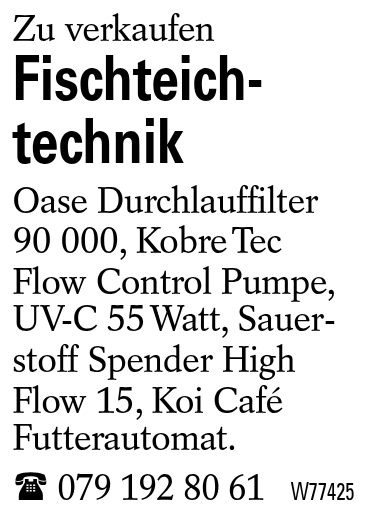 Fischteichtechnik