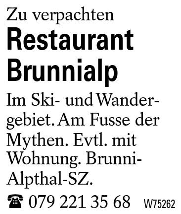 Restaurant Brunnialp