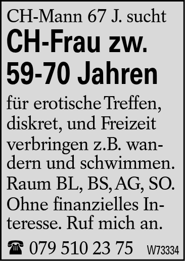 CH-Frau zw. 59-70 Jahren