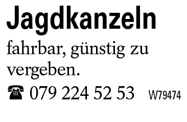 Jagdkanzeln