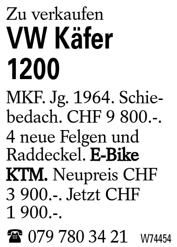 VW Käfer 1200