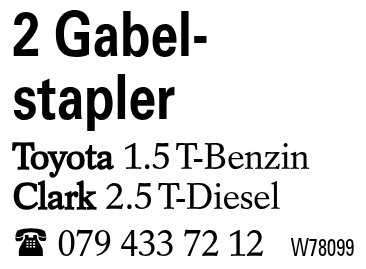 2 Gabel-stapler