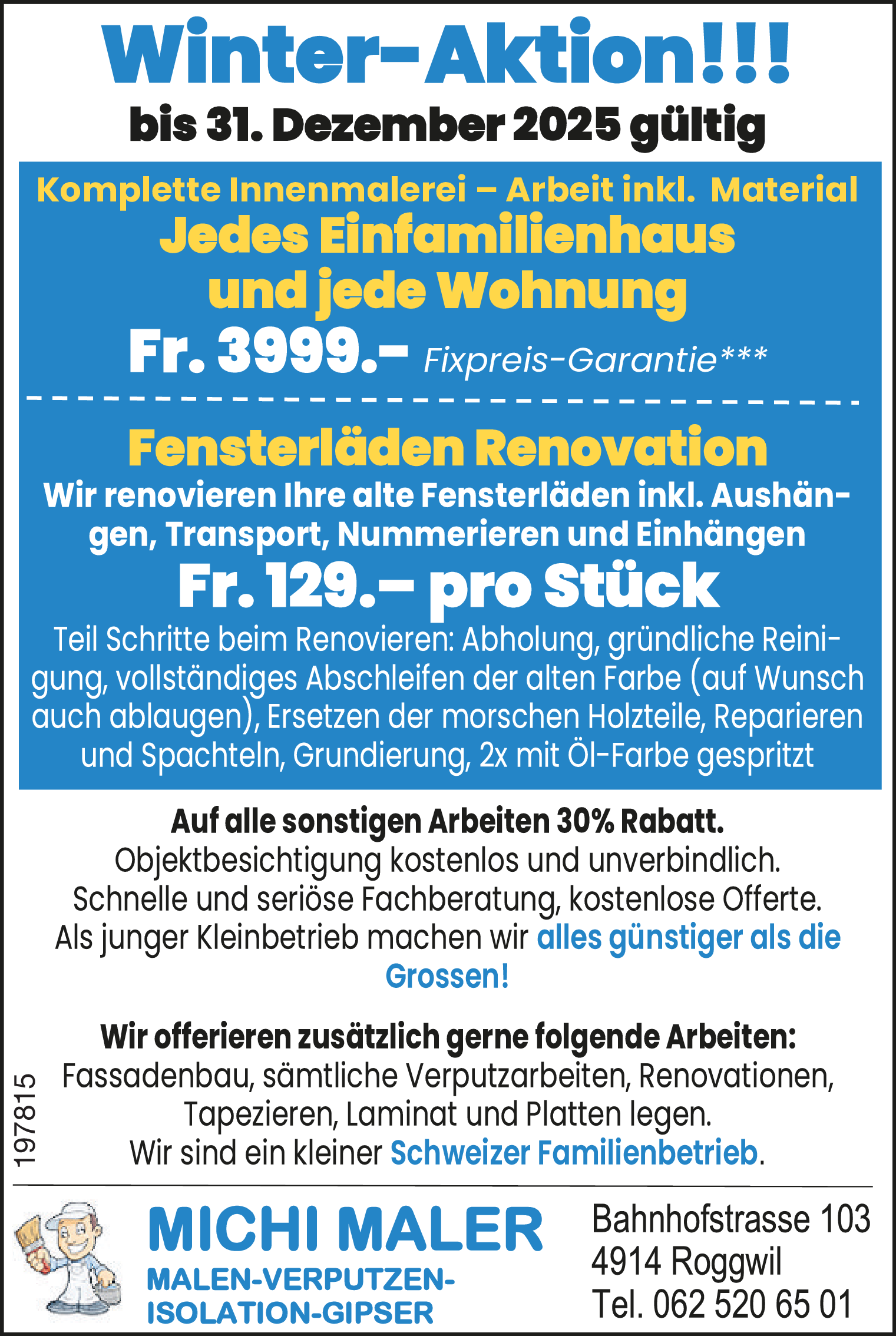 MIchi Maler / Winter-Aktion