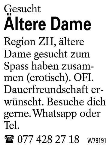Ältere Dame