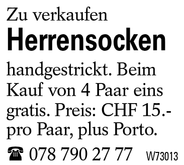 Herrensocken