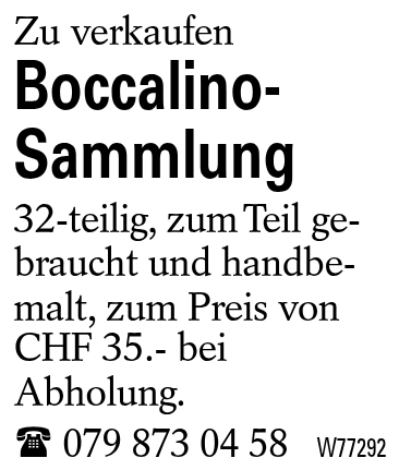 Boccalino-Sammlung