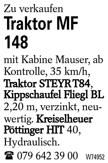Traktor MF 148