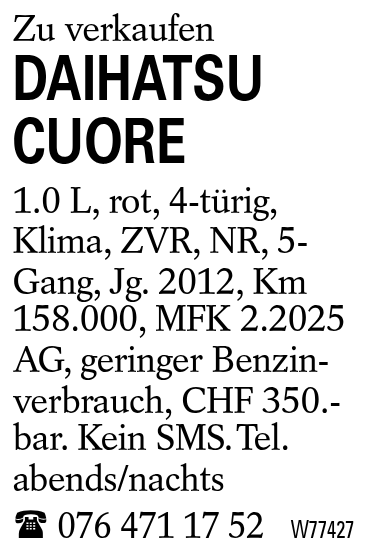 DAIHATSU CUORE