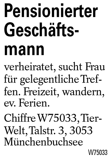 Pensionierter Geschäftsmann