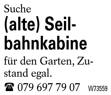 (alte) Seil-bahnkabine