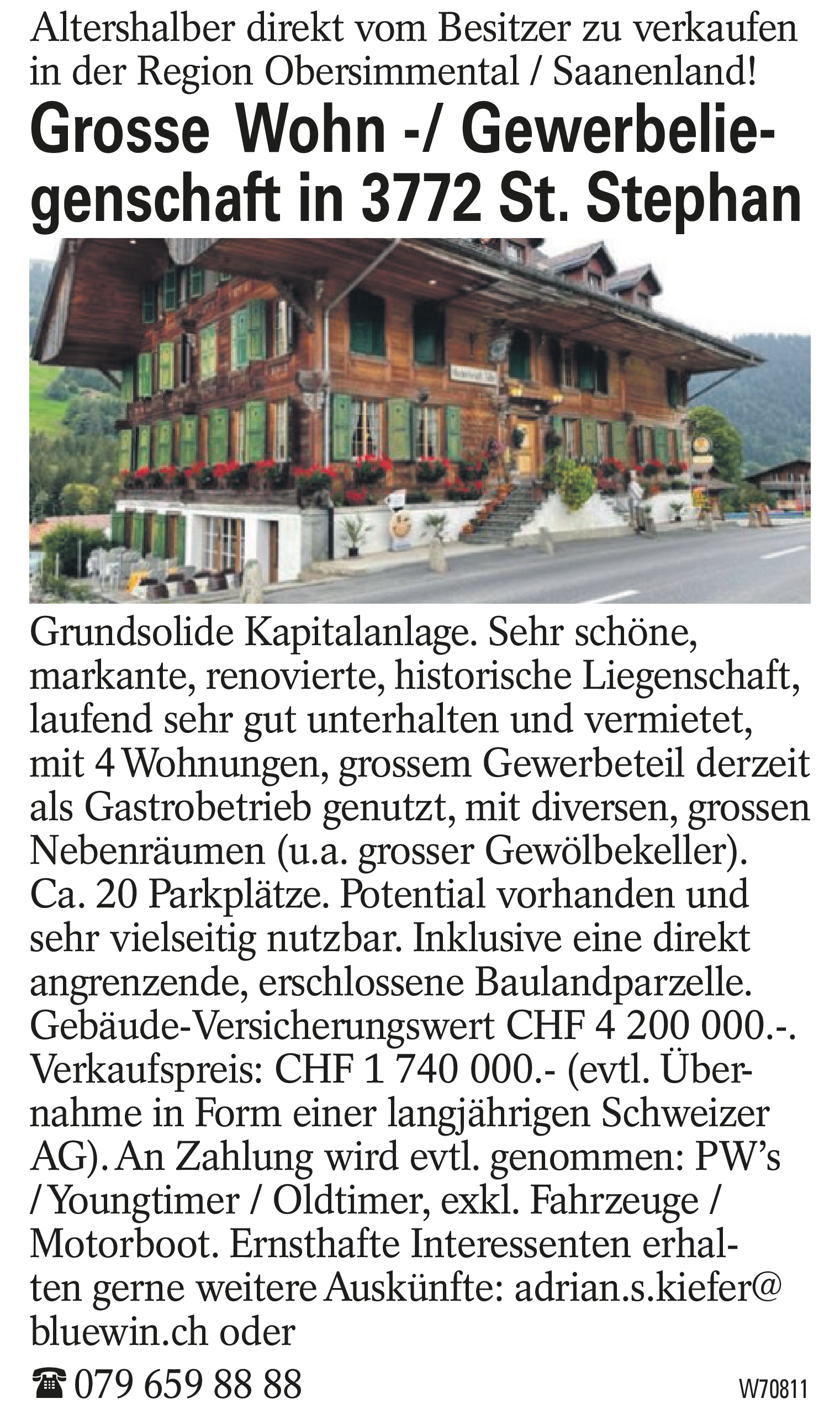 Grosse Wohn- / Gewerbeliegensc