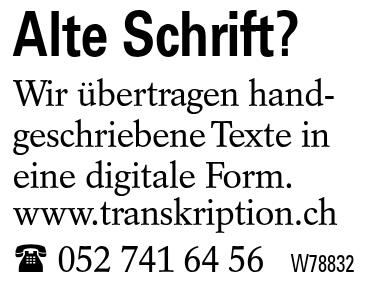 Alte Schrift?