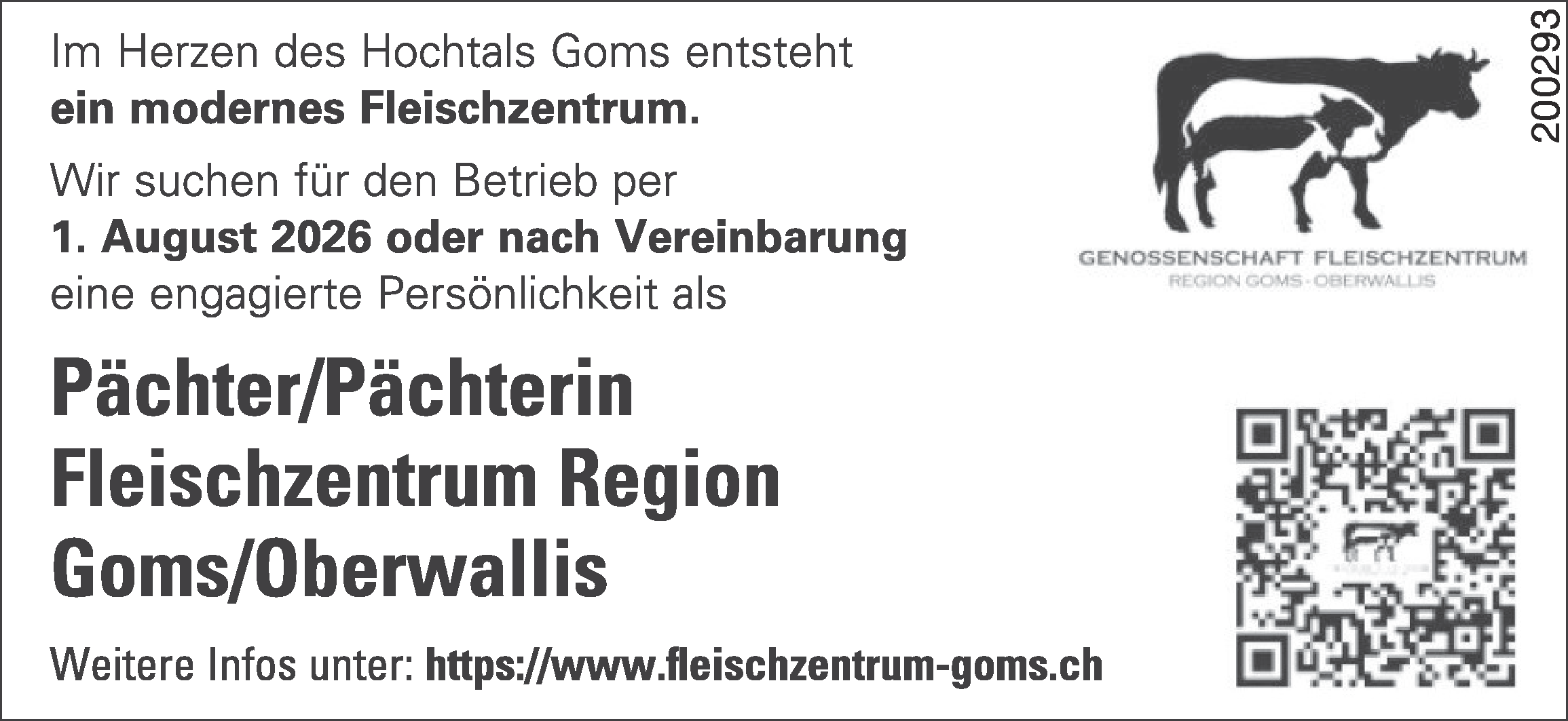 Pächter/Pächterin Fleischzent.