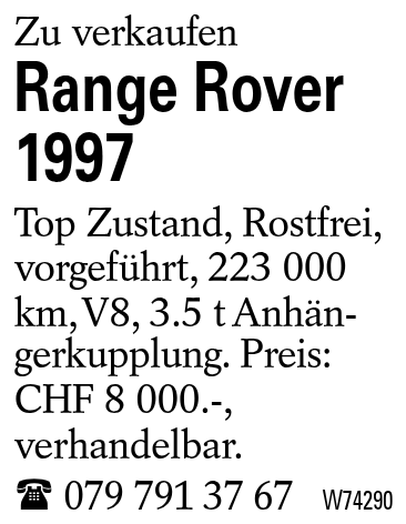 Range Rover 1997