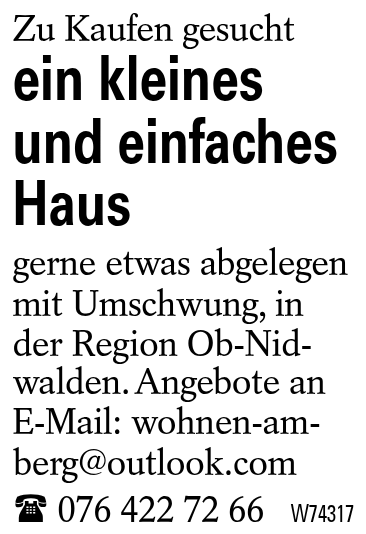 ein kleines und einfaches Haus