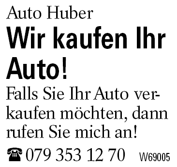Wir kaufen Ihr Auto!