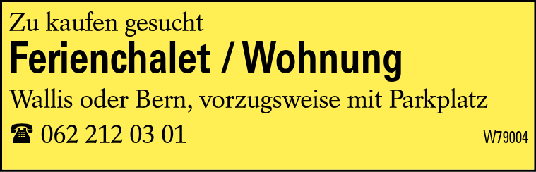 Ferienchalet / Wohnung