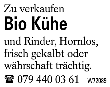 Bio Kühe