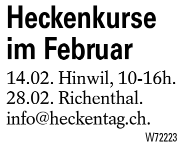 Heckenkurse im Februar