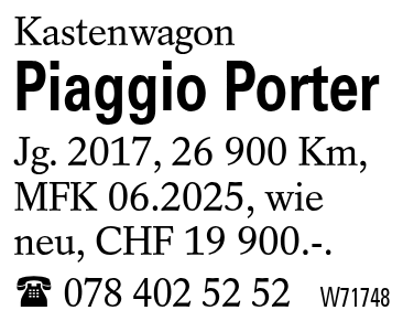 Piaggio Porter