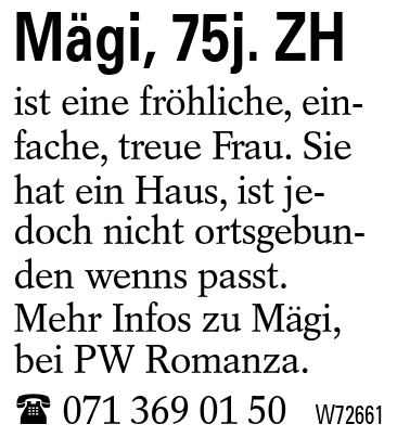 Mägi, 75j. ZH