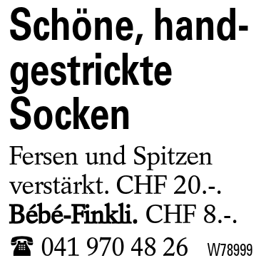 Schöne, handgestrickte Socken
