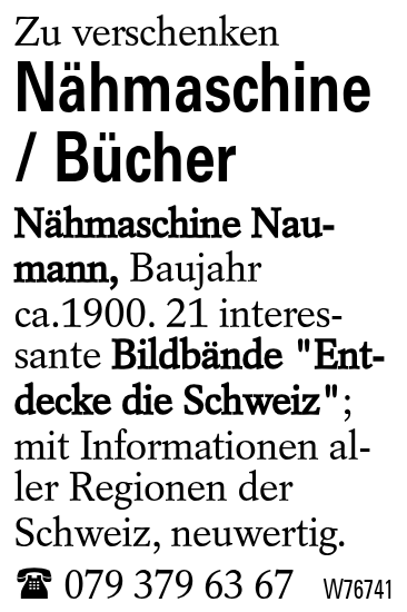 Nähmaschine / Bücher