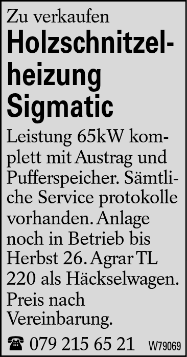 Holzschnitzelheizung Sigmatic