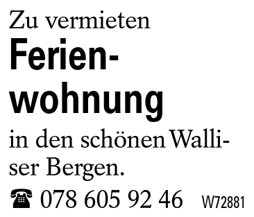 Ferien-wohnung