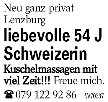 liebevolle 54 J Schweizerin