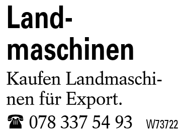 Land-maschinen