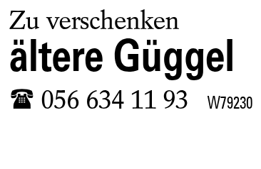 ältere Güggel