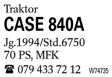 CASE 840A