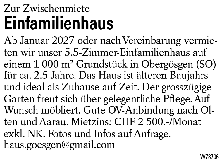 Einfamilienhaus