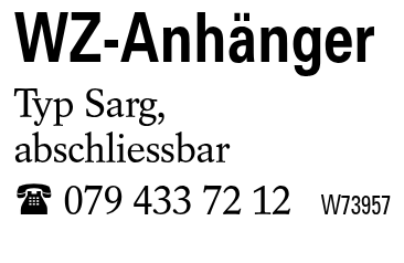 WZ-Anhänger