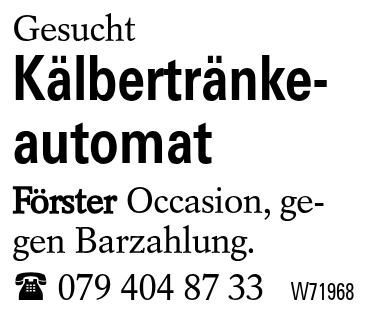 Kälbertränke-Automat