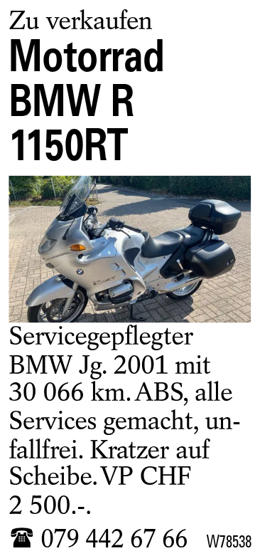 Motorrad BMW R 1150RT