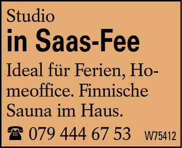 in Saas-Fee