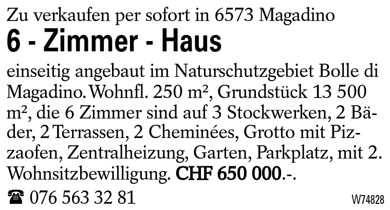 6 - Zimmer - Haus