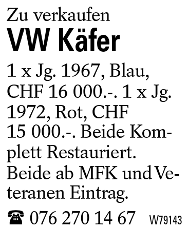 VW  Käfer