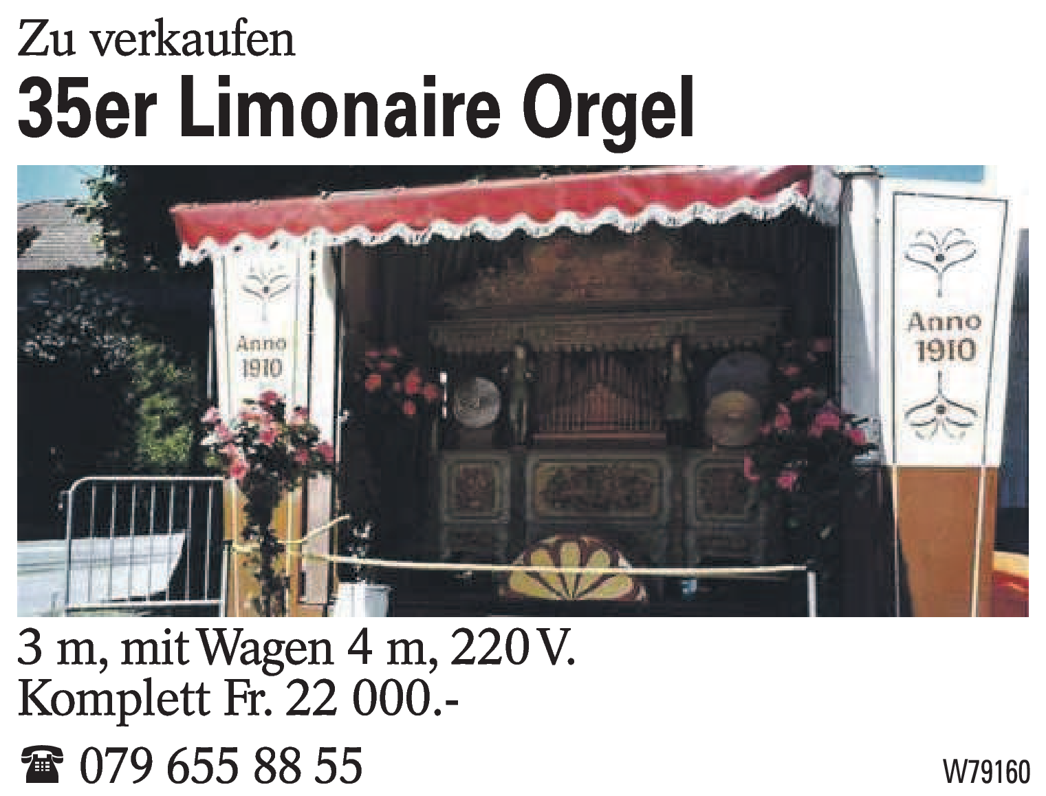 35er Limonaire Orgel
