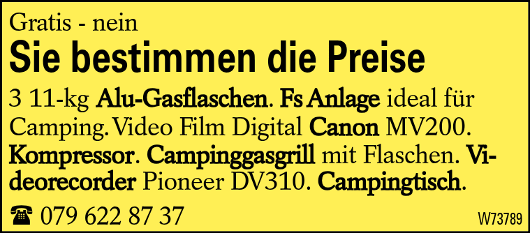 Sie bestimmen die Preise