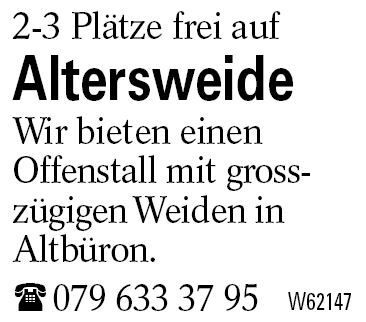 Altersweide